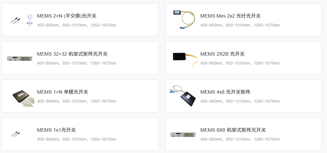 科毅MEMS光開關(guān)產(chǎn)品展示