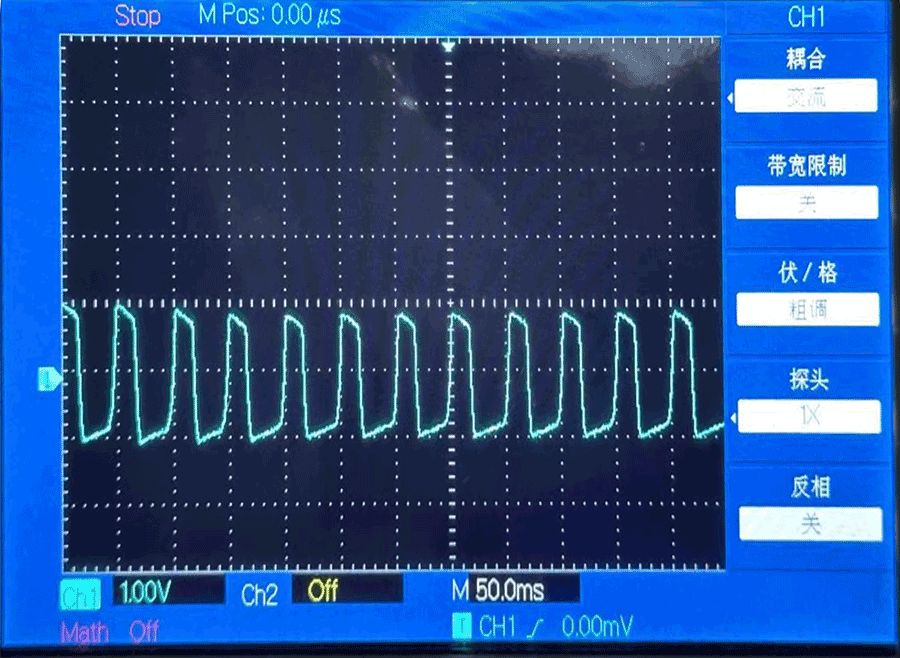 12mn激光快門光束控制頻率圖