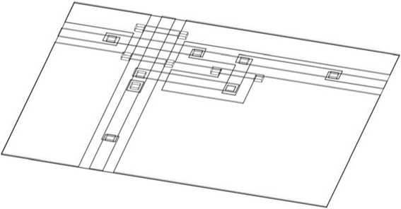 科毅MEMS 4×64光開關(guān)矩陣在電商高密度貨架中的節(jié)點分布示意圖