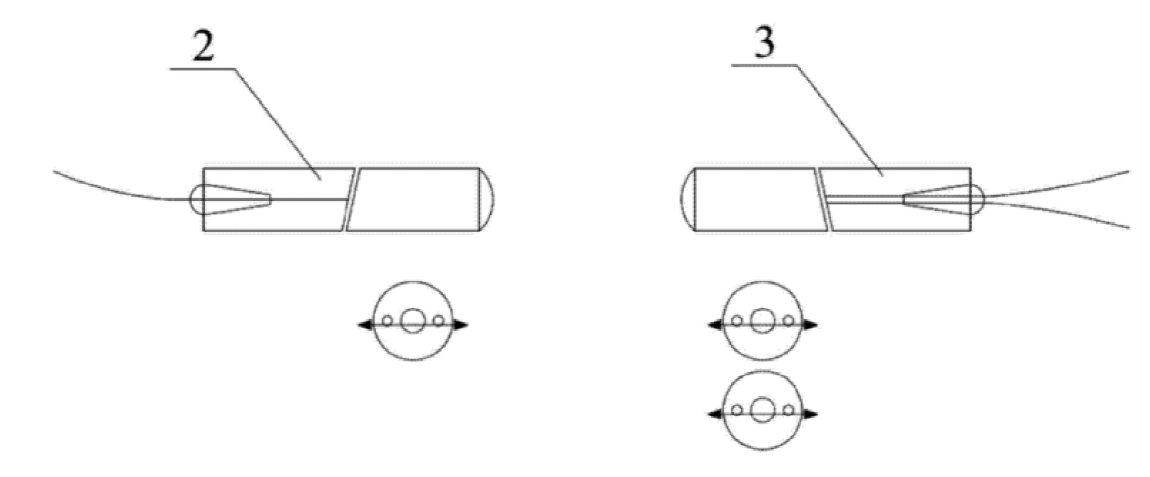 單保偏與雙保偏光纖準(zhǔn)直器安裝位置示意圖 - 廣西科毅光通信