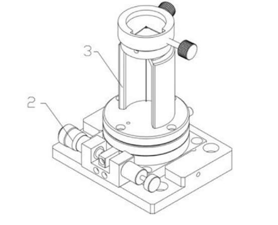 夾持機構(gòu)立體結(jié)構(gòu)示意圖 - 科毅光通信