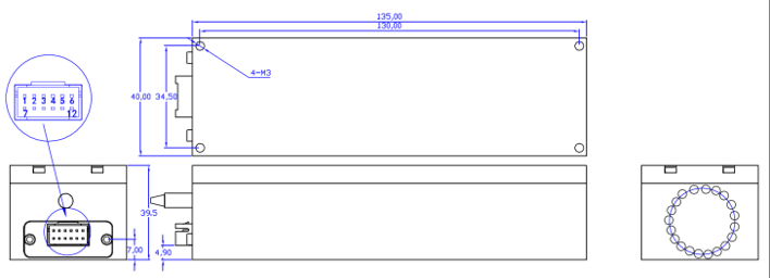 OSW-1×4-Hi 980nm機(jī)械式光開關(guān)產(chǎn)品尺寸圖 - 廣西科毅光通信 OSW-1×4-Hi 980nm機(jī)械式光開關(guān)產(chǎn)品尺寸圖 - 廣西科毅光通信