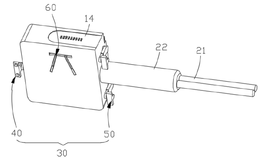 光開關調(diào)節(jié)組件裝配示意圖 - 廣西科毅光通信